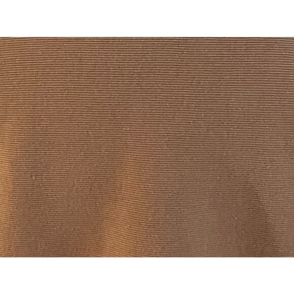 Talbots Cotton Blend Camel/Tan 3/4 Sleeve Textured Pullover Round Neck Top, M - Picture 8 of 12